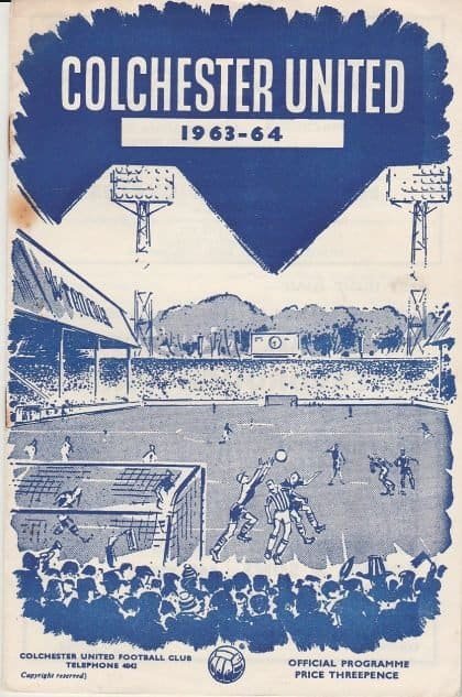 Colchester United v Wrexham  18-Jan-1964