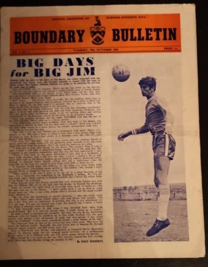 Oldham Athletic v Scunthorpe United 18-Oct-1966