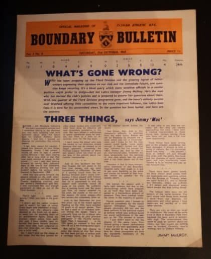 Oldham Athletic v Northampton Town  21-Oct-1967