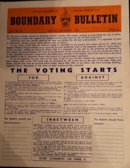 Oldham Athletic v Bournemouth and Boscombe Athletic 12-Mar-1968