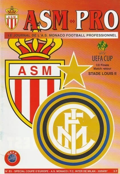 AS Monaco v Inter Milan   22-Apr-1997