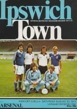 Ipswich Town v Arsenal 20-Aug-1977