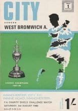 Manchester City v West Bromwich Albion 03-Aug-1968