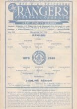 Glasgow Rangers v Stirling Albion 26-Dec-1959