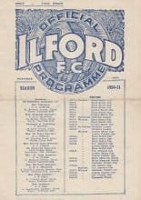 Ilford v Walthamstow Avenue 06-Jan-1951