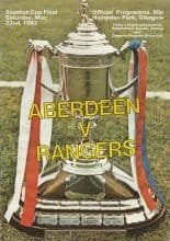 Aberdeen v Glasgow Rangers 22-May-1982
