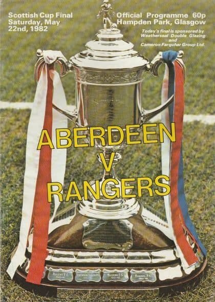 Aberdeen v Glasgow Rangers 22-May-1982