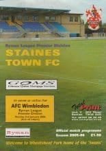 Staines Town v AFC Wimbledon   02-Jan-2006