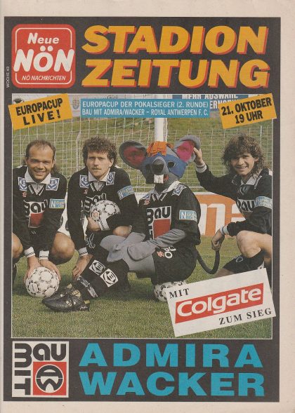 Admira Wacker v Royal Antwerp 21-Oct-1992