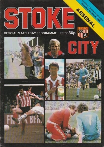 Stoke City v Arsenal 01-Mar-1980