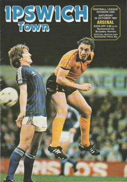 Ipswich Town v Arsenal 24-Oct-1981