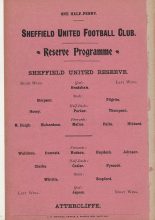 Sheffield United Reserves v Attercliffe 1908-09
