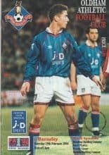 Oldham Athletic v Barnsley 19-Feb-1994