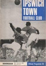 Ipswich Town v Birmingham City 06-Jan-1968