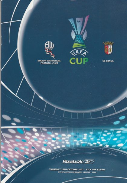 Bolton Wanderers v Sporting Club Braga 25-Oct-2007