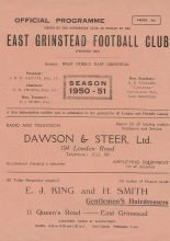 East Grinstead v Burgess Hill United  02-Dec-1950
