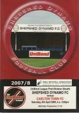 Shepshed Dynamo v Carlton Town  05-Apr-2008