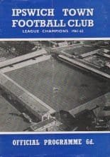 Ipswich Town v Derby County  06-Sep-1966