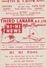 Third Lanark v Dunfermline  23-Aug-1963
