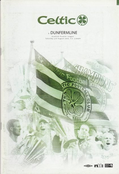Glasgow Celtic v Dunfermline Athletic  03-Aug-2002