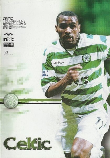 Glasgow Celtic v Dunfermline Athletic  09-Feb-2002