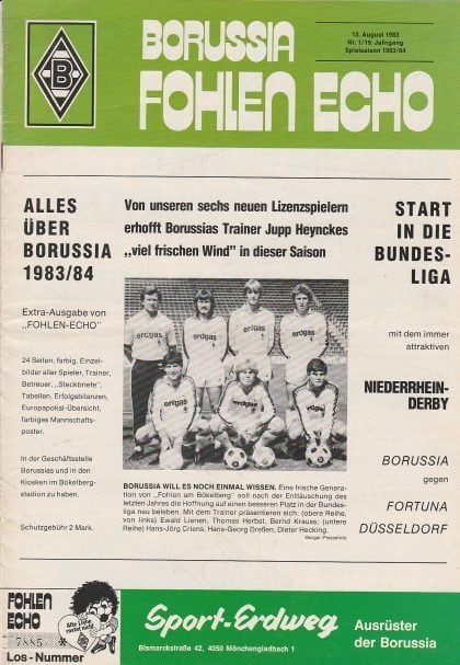 Borussia Monchengladbach v Förtuna Dusseldorf  13-Aug-2003