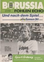 Borussia Monchengladbach v Förtuna Dusseldorf  21-Sep-1985