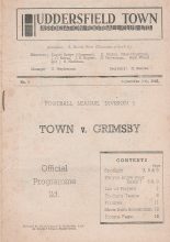 Huddersfield Town v Grimsby Town 10-Sep-1947