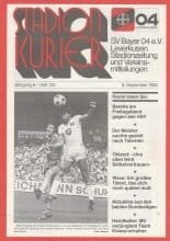 Bayer 04 Leverkusen v HSV Hamburg   09-Sep-1982