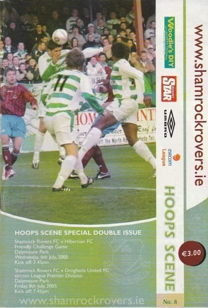 Shamrock Rovers v Hibernian  06-Jul-2005