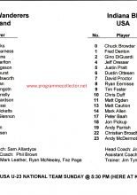Indiana Blast v Bolton Wanderers 25-Jul-2000