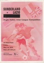 Sunderland v Lazio 01-May-1970