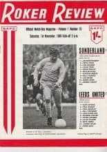 Sunderland v Leeds United 01-Nov-1969