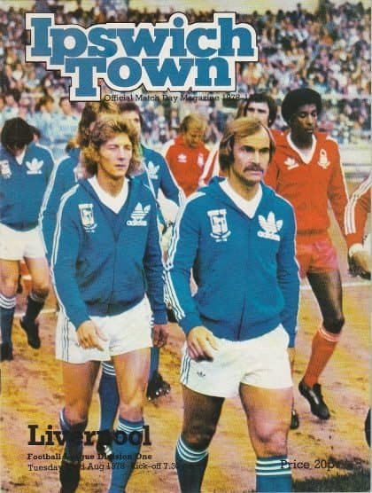 Ipswich Town v Liverpool 22-Aug-1978