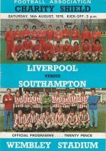Liverpool v Southampton 14-Aug-1976