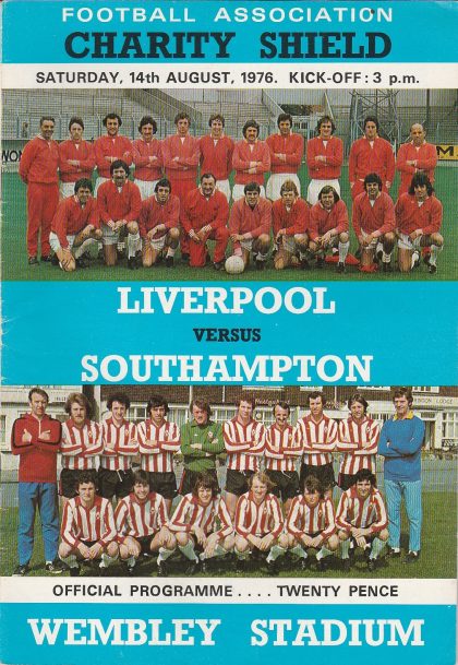 Liverpool v Southampton 14-Aug-1976