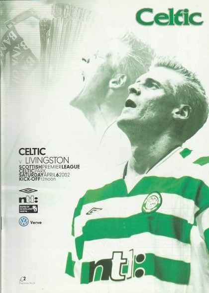 Glasgow Celtic v Livingston 06-Apr-2002