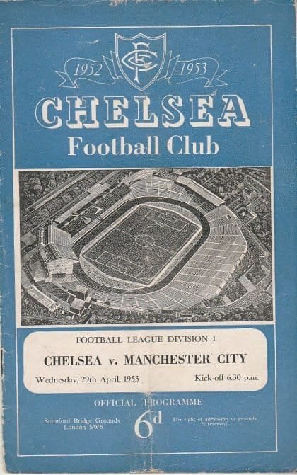Chelsea v Manchester City  29-Apr-1953