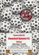 Shepshed Dynamo v Merthyr Tydfil  22-Feb-2003