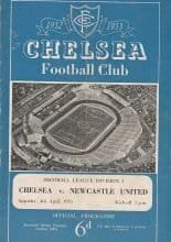 Chelsea v Newcastle United  04-Apr-1953