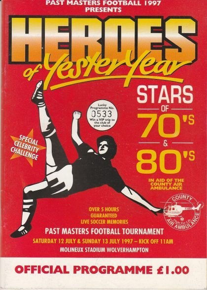 Past Masters Football Tournament  12/13-Jul-1997