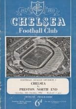Chelsea v Preston North End  11-Oct-1952