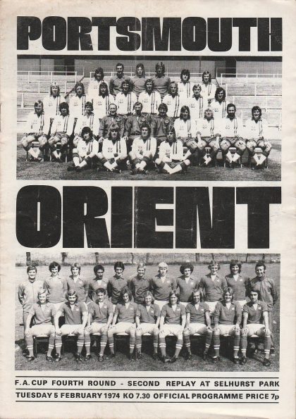 Portsmouth v Leyton Orient  05-Feb-1974