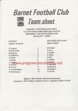 Barnet v Potters Bar Town 05-Sep-1996