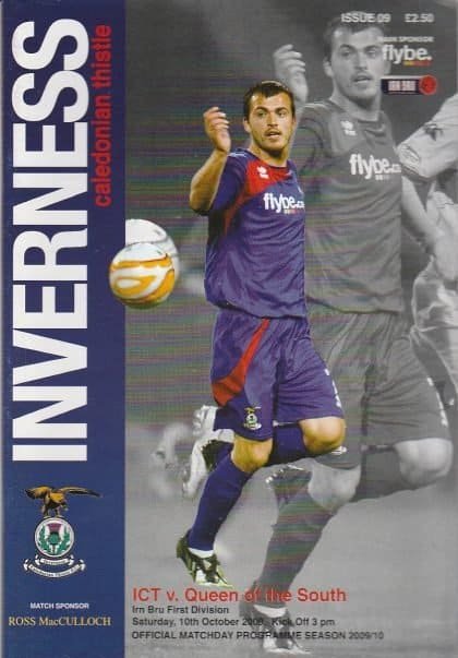 Inverness Caledonian Thistle v Queen of the South  10-Oct-2009