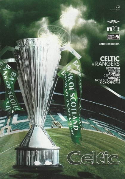 Glasgow Celtic v Glasgow Rangers 25-Nov-2001