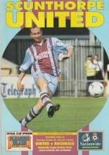 Scunthorpe United v Rochdale 26-Oct-1996