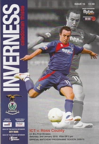Inverness Caledonian Thistle v Ross County  02-Jan-2010