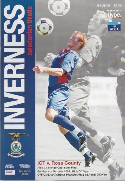 Inverness Caledonian Thistle v Ross County  04-Oct-2009