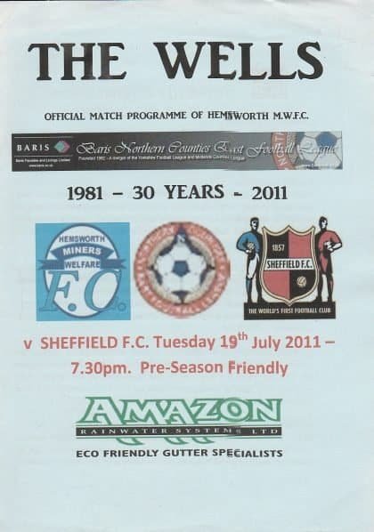 Hemsworth Miners Welfare v Sheffield  FC 19-Jul-2011